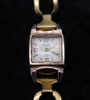 Vintage Damen Armbanduhr Slava 17 Steine vergoldet an Bastler und Sammler - Bild 1 von 4