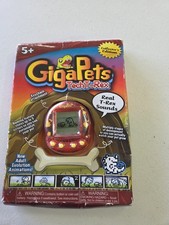 Giga Pets Tech T-Rex Digital Virtual Dinosaur Pet Toy, Red, Collector  s Edition