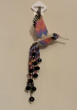 Beaded HUMMINGBIRD Ornamental Decorations