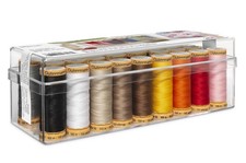 Gutermann Spool 26 Cotton Thread Set, Assorted Colors 6818670 