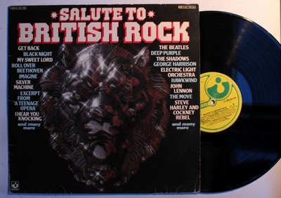 Salute To British Rock GER LP 1979 ELO Beatles Hawkwind Move Deep Purple Lennon