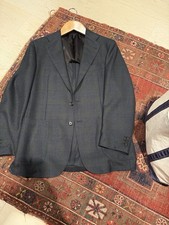 The Armoury by Ring Jacket Model 3 Navy Check Wool Sport Coat 48 EU / 38 US 