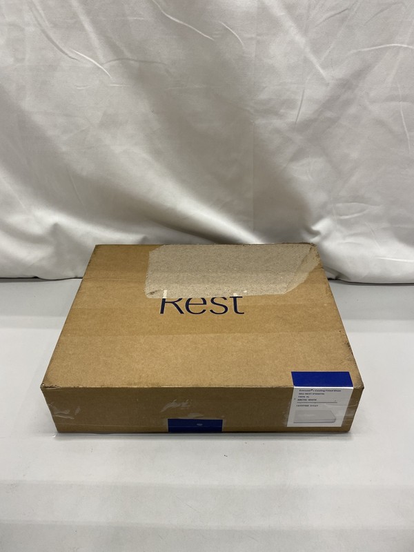 Rest Evercool Cooling Fitted Sheet Twin XL Size In White- New