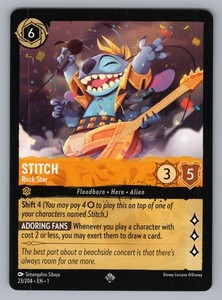 Stitch Rock Star Lorcana | eBay