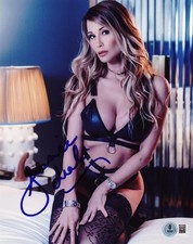 Hot Sexy Jessica Drake Signed 8x10 Photo Adult Star Autograph Beckett Hologram