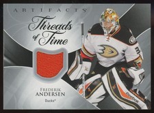 2023-24 Upper Deck Artifacts Threads of Time Jersey Frederik Andersen #TT-FA