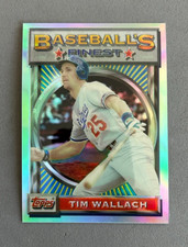 1993 Topps Finest Refractor #118 Tim Wallach NM Expos Dodgers