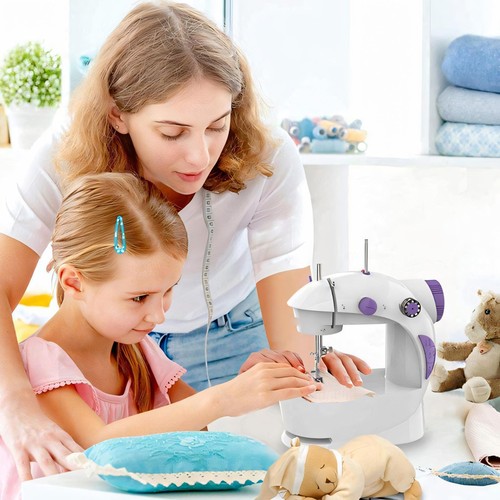 Elektrische Mini Nähmaschine für Kinder und Anfänger Mini Sewing Machine Kleine - Bild 6 von 15