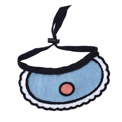(Blue S) Cat Dog Bibs Schal Kragen Verstellbar Pet Cute Heart Halstuch Scha AL