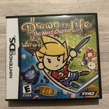 Drawn to Life The Next Chapter Nintendo DS Complete CIB Authentic Tested