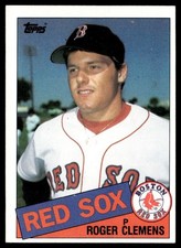 1985 Topps Roger Clemens Boston Red Sox #181