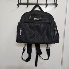Ju-Ju-Be Dr. BFF Black Catwalk Travel Diaper Bag Leopard Pattern