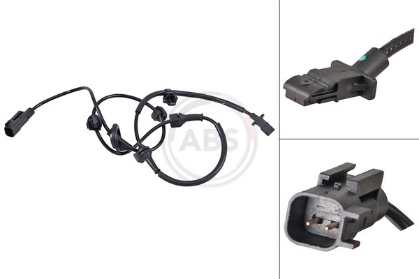 A.B.S.-OE 31631-OE Sensor, wheel speed for MITSUBISHI