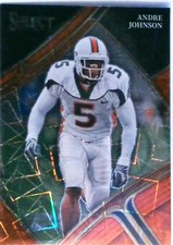 2023 Panini Select Draft Picks #176 Andre Johnson Red Lazer Prizm