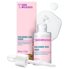 Good Molecules Hyaluronic Acid Serum for Face, Hydrating 1 Fl Oz (Pack of 1)