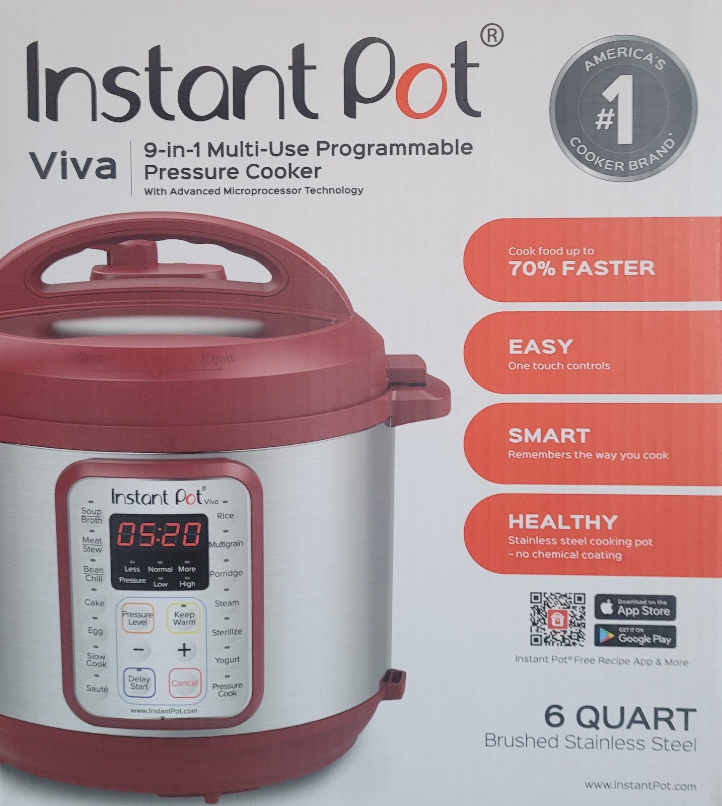 Instant Pot Duo Plus 9-in-1 Multi-Use Programable Pressure C