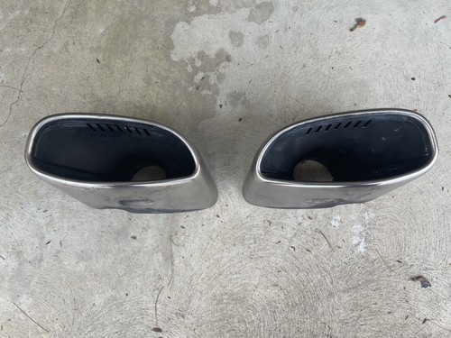 2013-2016 PORSCHE 911 991.1 REAR LEFT & RIGHT EXHAUST MUFFLER TIP SET (2)