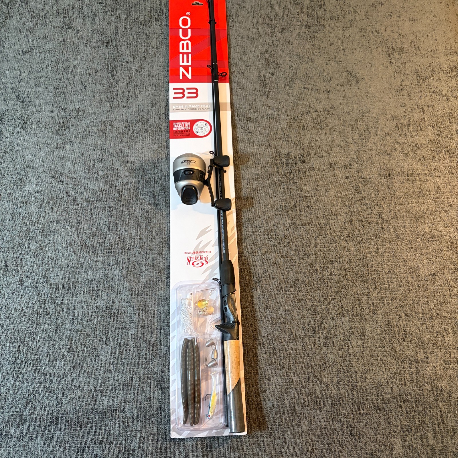 Zebco 33 Bass & Game Fish Spin Cast Combo Fishing Rod & Reel