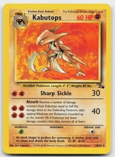 Kabutops 24/62 Rare Fossil Pokemon Unlimited Near Mint 25 on eBay