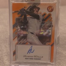 Topps Pristine Autographs Austin Wells #PA-AW New York Yankees 17/25