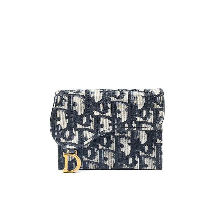 Porte carte accordéon selle oblique Dior Christian L524704 133468095