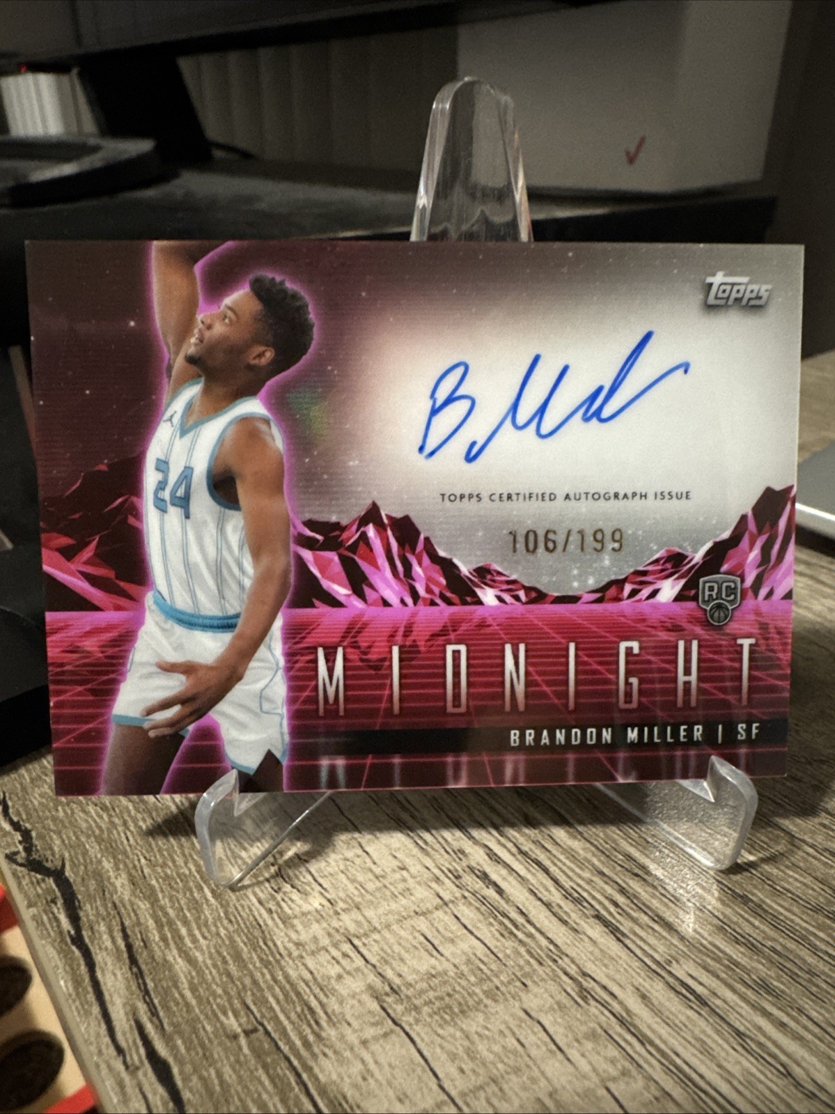 2023-24 Topps Midnight - Rookie Horizon Signatures Brandon Miller #RHS-BM AU-RC