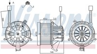 1X Nissens 87264 InnenraumgebläSe FüR Opel Vauxhall
