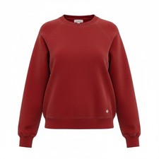 Tory Sport Red Long Sleeve Crewneck Sweatshirt Casual Essential Size XS G7