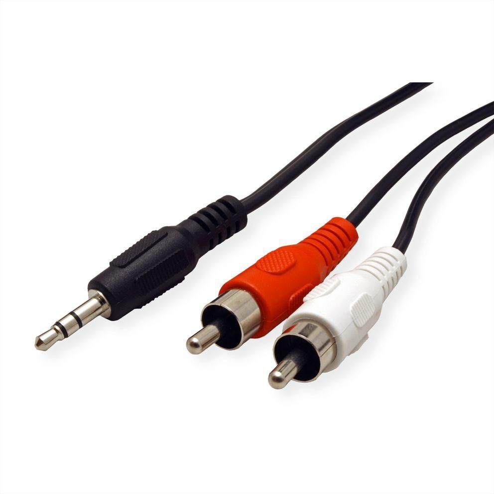 Roline 11.09.4349 3.5Mm/2X Rca M Cable 10 M