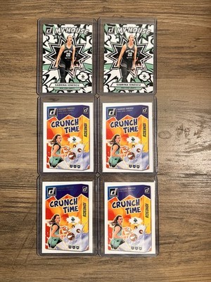 Sabrina Ionescu (6) Card Lot Crunch Time Press Proof Crunch Timex3 My Housex2