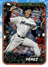 2024 Topps Holiday #H52 Eury Pérez