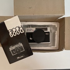 Ricoh 500 G Vintage Rangefinder Camera with Original Box, Manual Accessories
