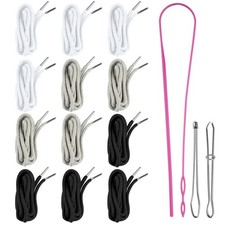 12 Pcs Drawstring for Sweatpants, 60 Inch Hoodie String Replacement, Drawstri...