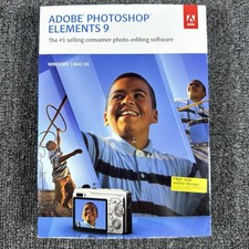 Adobe Photoshop Elements 9 Mac PC NEW SEALED