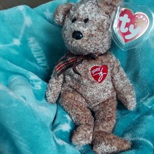 2002 Signature Bear Brown Ty Beanie Baby Retired Rare