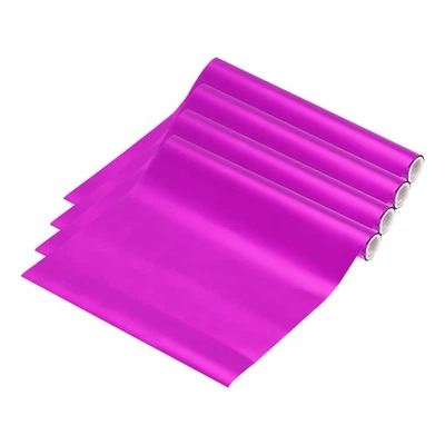 4 pcs papier réactif 5.9"x9.84ft pour stylo à feuille DIY violet rose - Photo 1/4