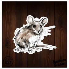 Cute Rat Mouse - Vinyl Decal Sticker - Car Window Laptop - ebn11078