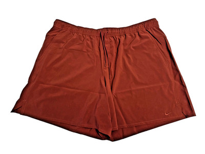 NIKE UNLIMITED MENS (NWT) ATHLETIC TRAING SHORTS SZ 4XL BURNT ORANGE DV9340-832