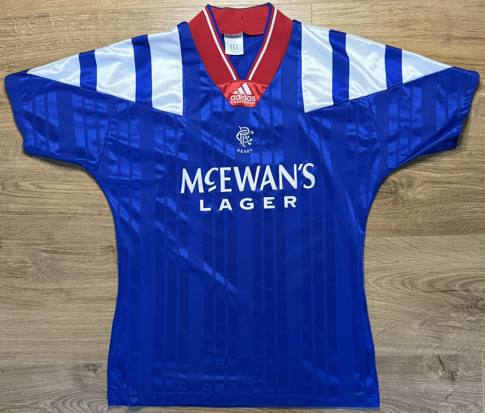 ORIGINAL RANGERS 1992/94 Home Football Shirt SMALL ADIDAS Rare for sale on Ebay