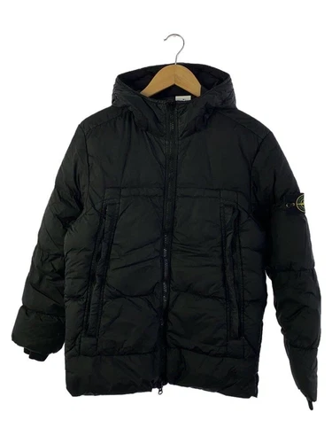 PIUMINO STONE ISLAND S Nero 731540723 20AW TINTO IN CAPO CRINKLE REPS