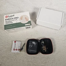 Lucid Hearing Enrich Pro OTC Hearing Aids Behind-The-Ear Design Beige 