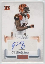 2012 Panini Playbook Signatures Platinum 16/25 George Iloka Rookie Auto RC z5i