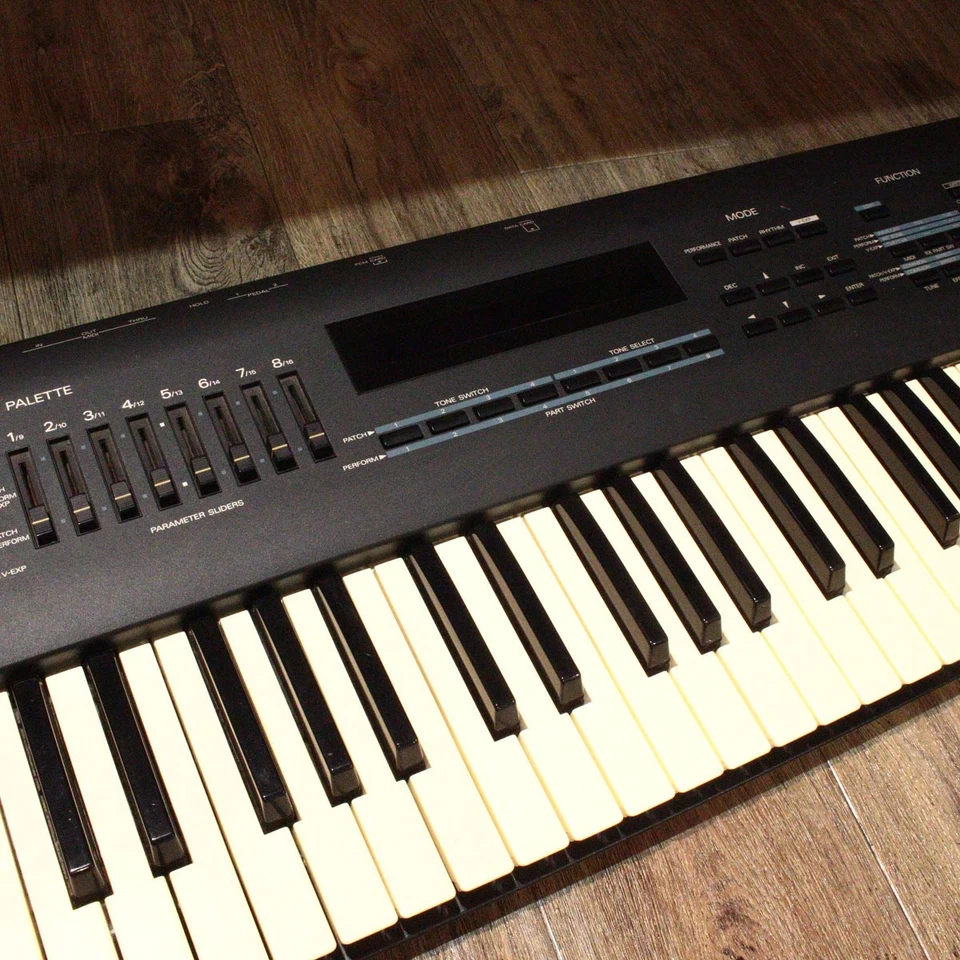 Roland JV-90 76-Key Synthesizer – Used B Condition, Key Discoloration - Image 4 of 4