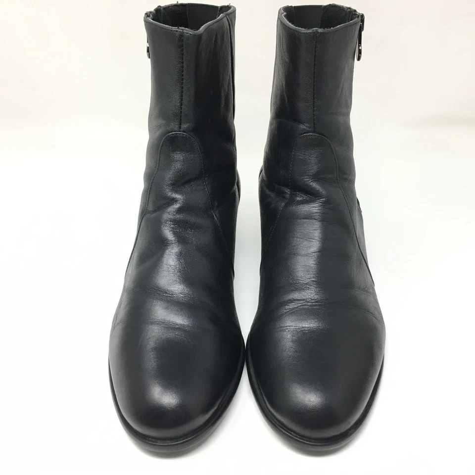 Munro American Linda Botines Botines Zapatos Mujer Talla 9 W Ancho Negro Foto 4 de 4