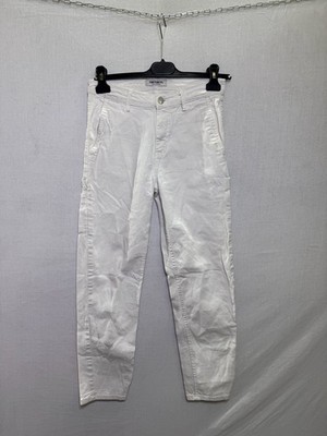 Carhartt WIP White Canvas Carpenter Pants Size 34