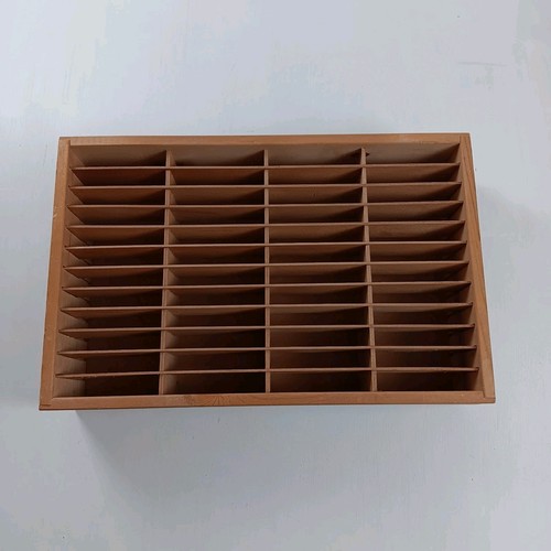 VTG 80s Napa Valley Wooden Storage Holder Box Shelf 48 Slots for Nintendo Games - Picture 3 of 16