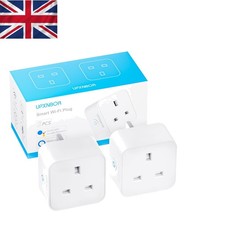 Smart Wi-Fi Plugs with Energy Monitoring: Voice Control & Remote Access - 2 Pack