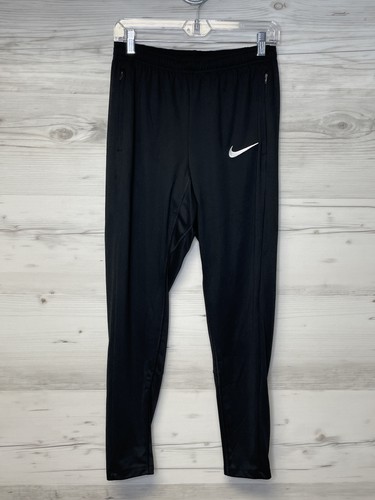 Nike Dri-FIT Pants Mens Small Black FD7672-010 Tapered Zipper Pockets Athletic