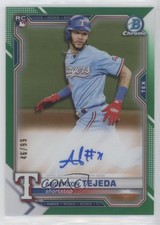 2021 Bowman Chrome Rookie Green Refractor 46/99 Anderson Tejeda Auto 04qy