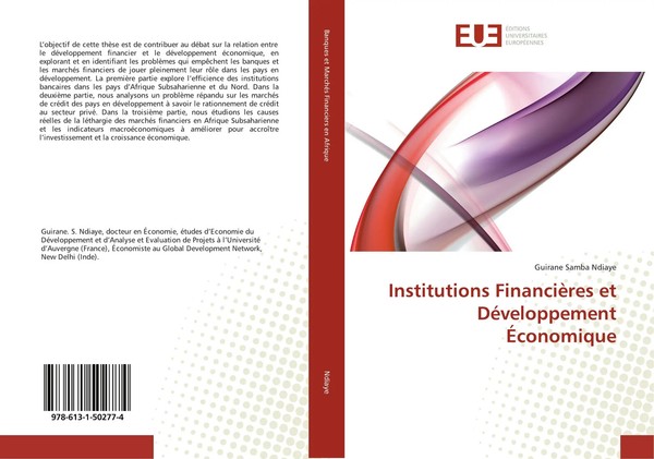 Guirane Samba Ndiaye | Institutions FinancièRes Et DéVeloppement ÉConomique-image